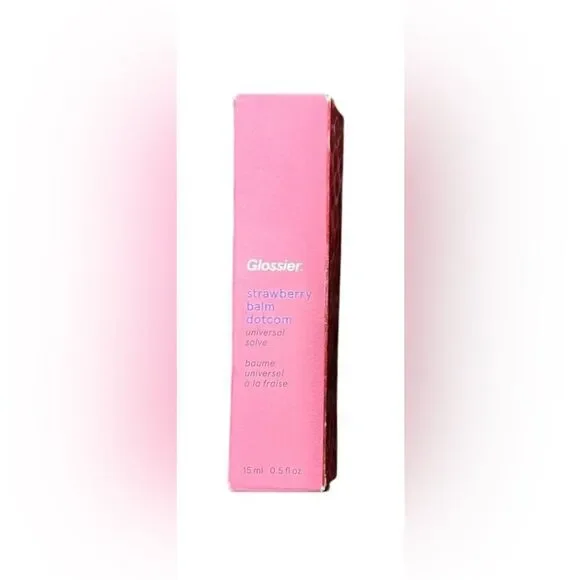Glossier Strawberry Balm Dotcom, New - Picture 3 of 3